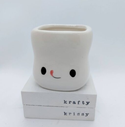 mr marshmallow mug smile