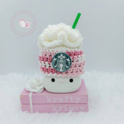 Strawberry Crème Frappuccino mug hat