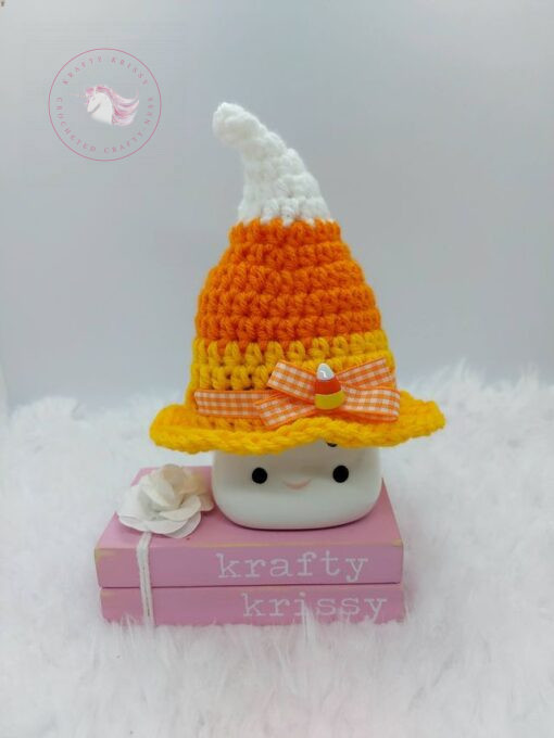 Candy Corn Witch Mug hat