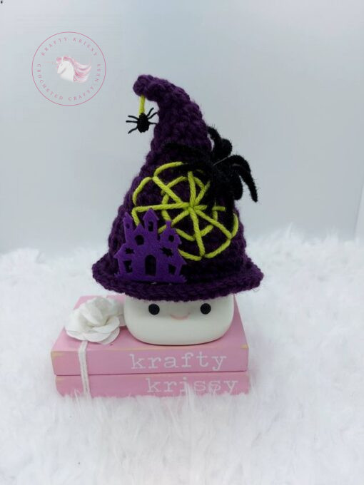 Spooky Witch Marshmallow Mug Hat